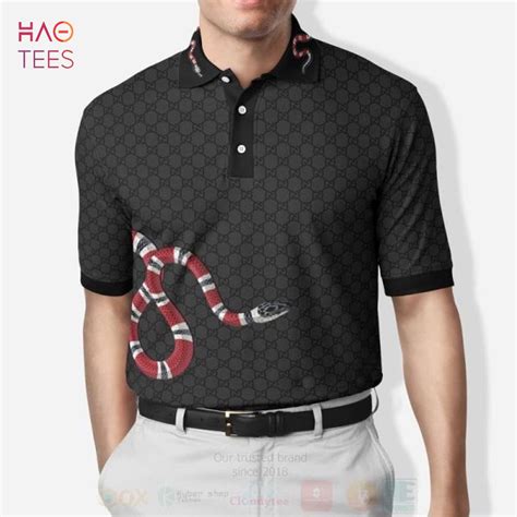 supreme gucci snake shirt|gucci polo shirts for men.